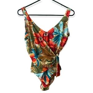 Islander One Piece Swim Suite Size 8 Womans